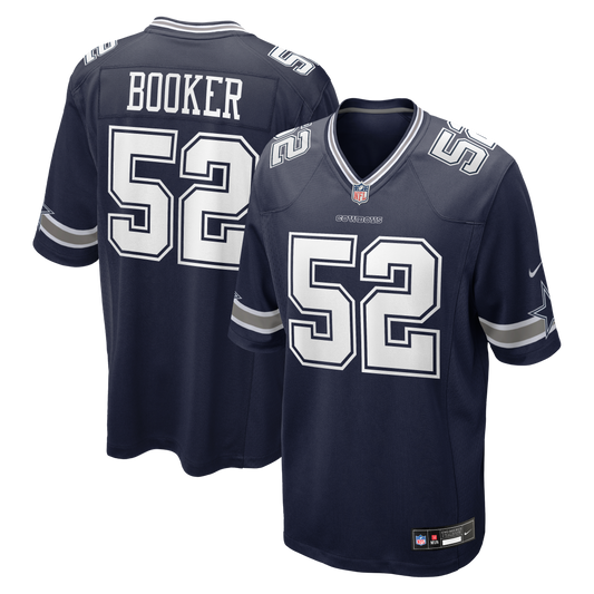 Tyler Booker Dallas Cowboys Team Game Jersey - Navy | Stitched Football Jersey TJS0180
