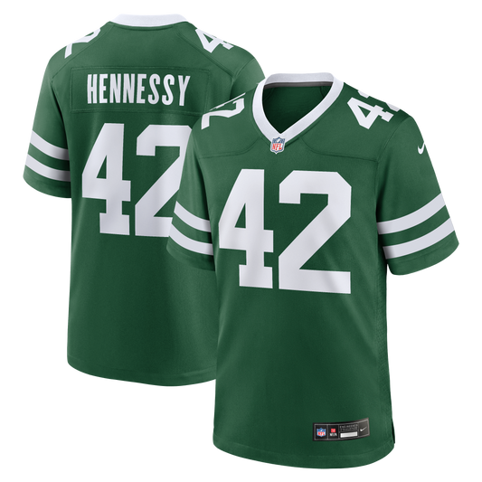 Thomas Hennessy New York Jets Team Game Jersey - Legacy Green | Stitched Football Jersey TJS0262