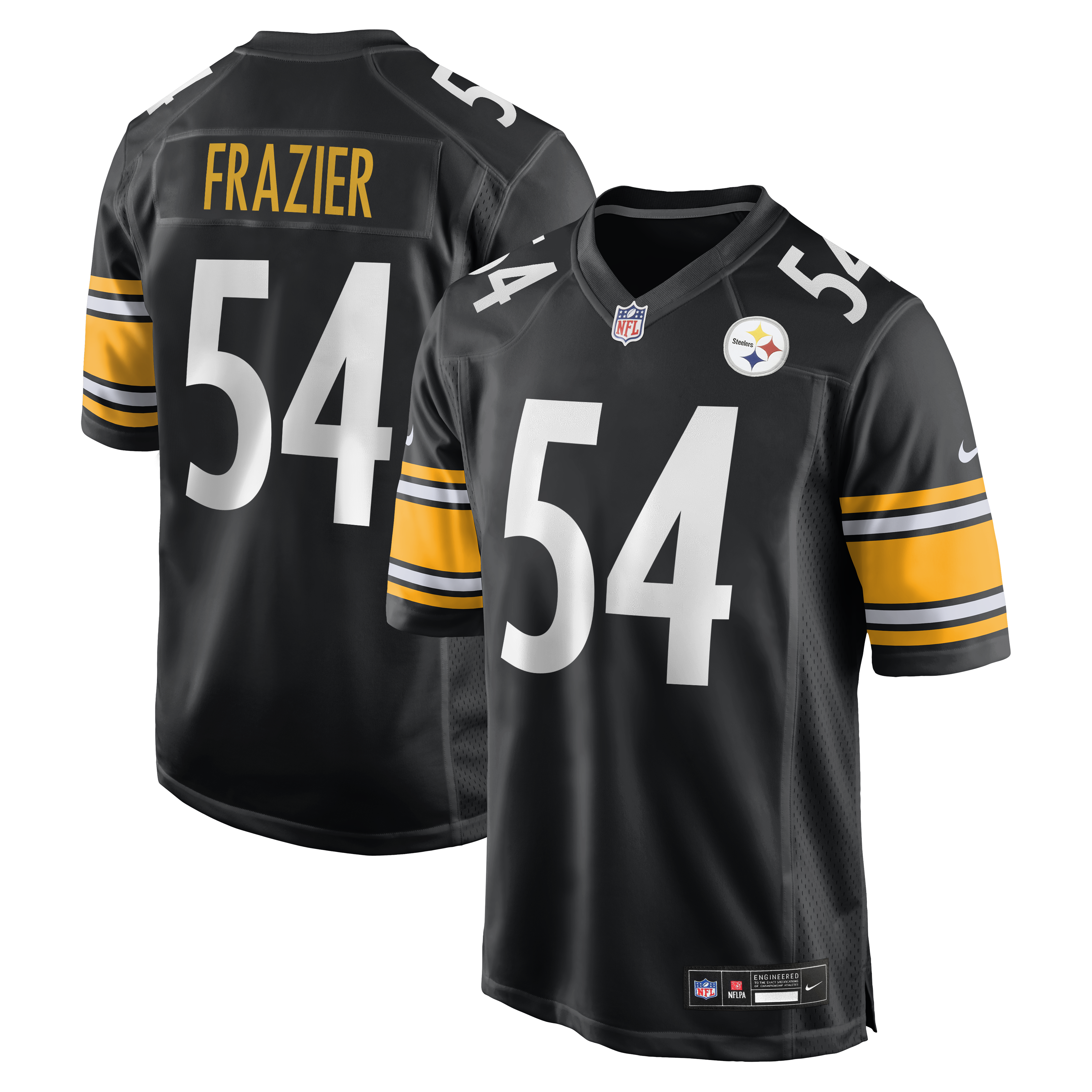 Zach Frazier Pittsburgh Steelers Game Jersey - Black | Stitched Football Jersey TJS0133
