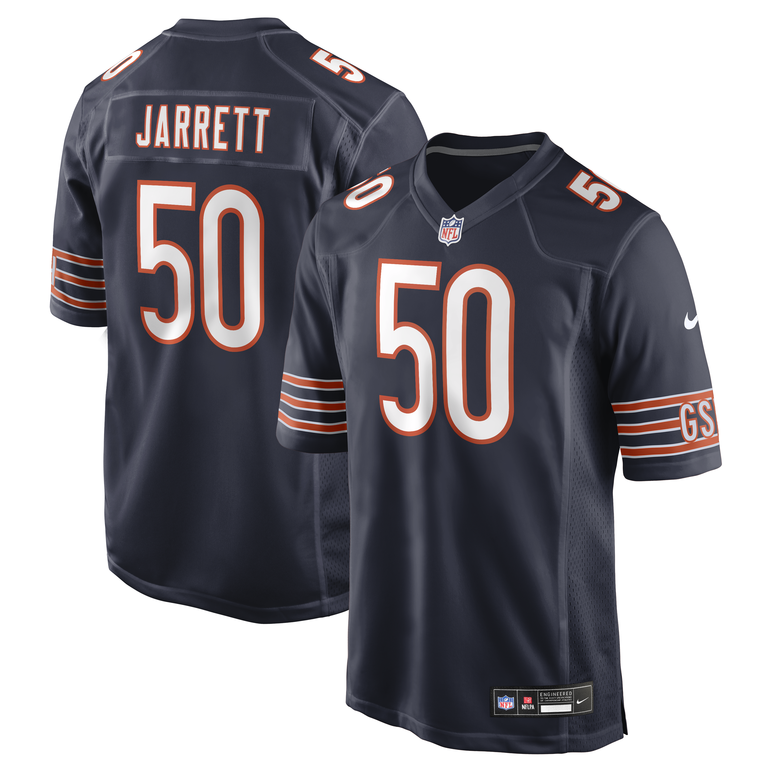 Grady Jarrett Chicago Bears Team Game Jersey - Navy | Stitched Football Jersey TJS0244