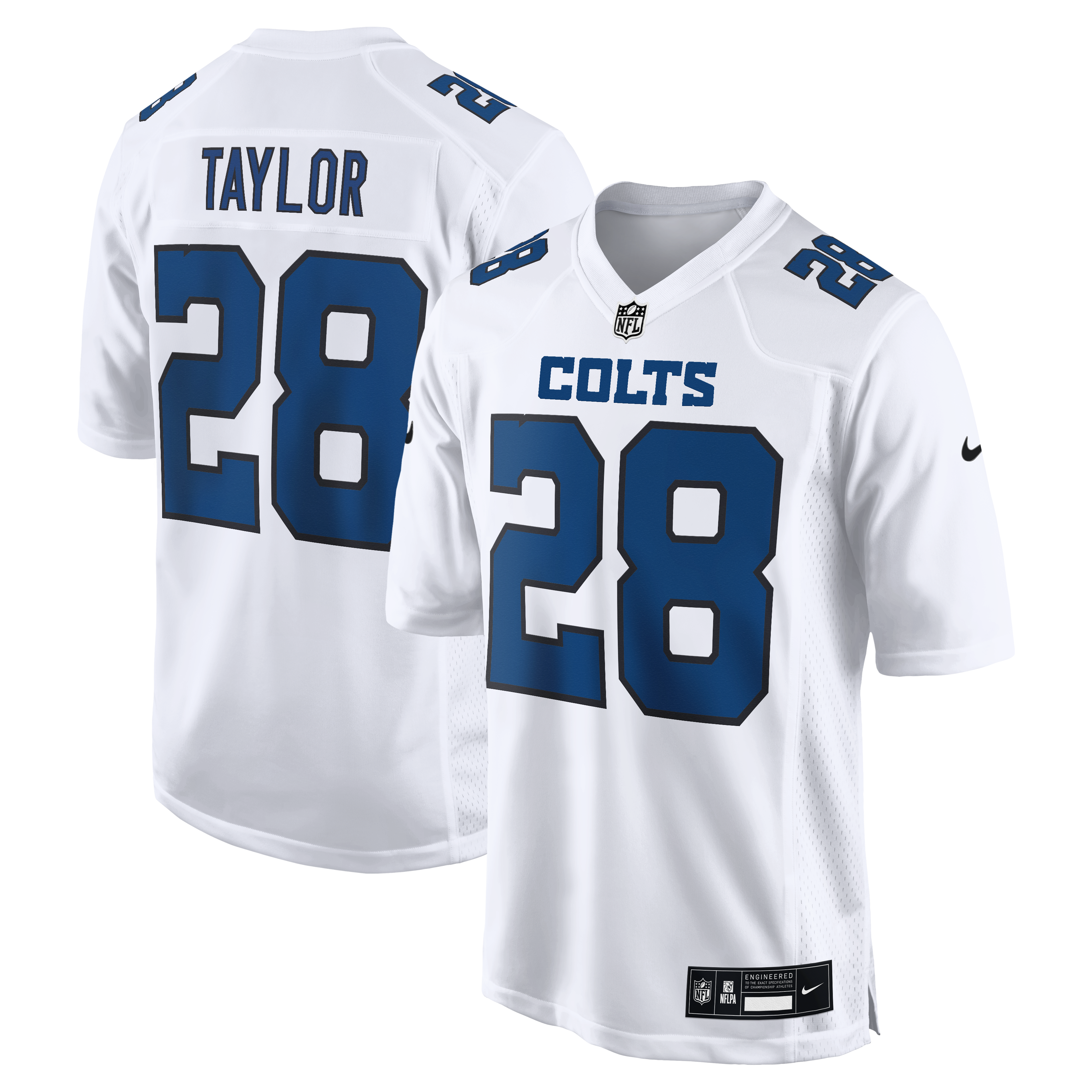 Jonathan Taylor Indianapolis Colts Fashion Game Jersey - Tundra White | Stitched Football Jersey TJS0145
