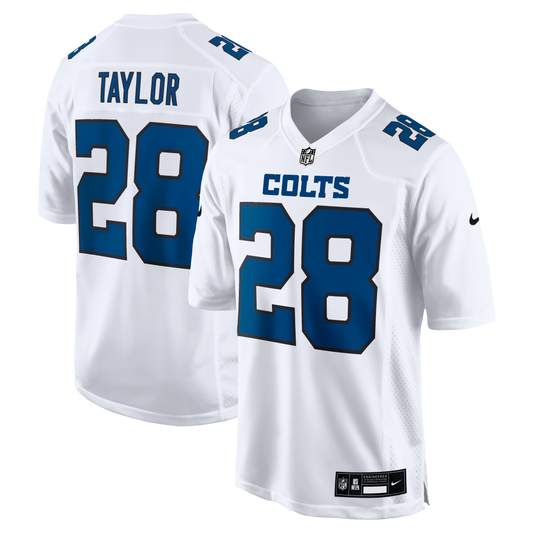 Jonathan Taylor Indianapolis Colts Fashion Game Jersey - Tundra White | Stitched Football Jersey TJS0145