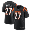 Jordan Battle Cincinnati Bengals Team Game Jersey - Black | Stitched Football Jersey TJS0178