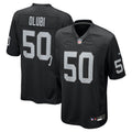 Segun Olubi Las Vegas Raiders Team Game Jersey - Black | Stitched Football Jersey TJS0246