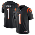 Ja'Marr Chase Cincinnati Bengals Vapor Untouchable Limited Jersey - Black | Stitched Football Jersey TJS0264