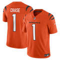 Ja'Marr Chase Cincinnati Bengals Vapor F.U.S.E. Limited Jersey - Orange | Stitched Football Jersey TJS0190