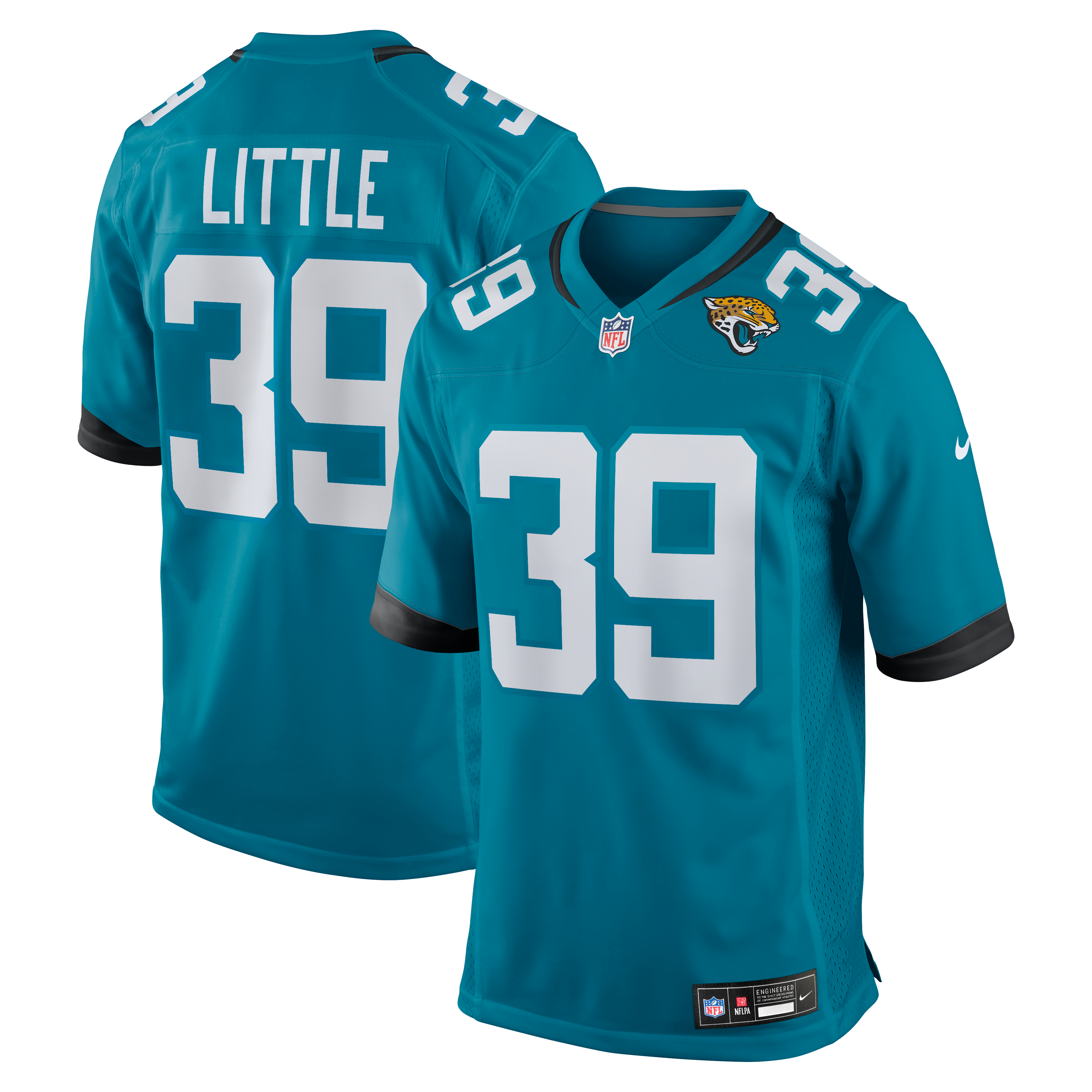 Cam Little Jacksonville Jaguars Team Game Jersey - Teal | Stitched Football Jersey TJS0216