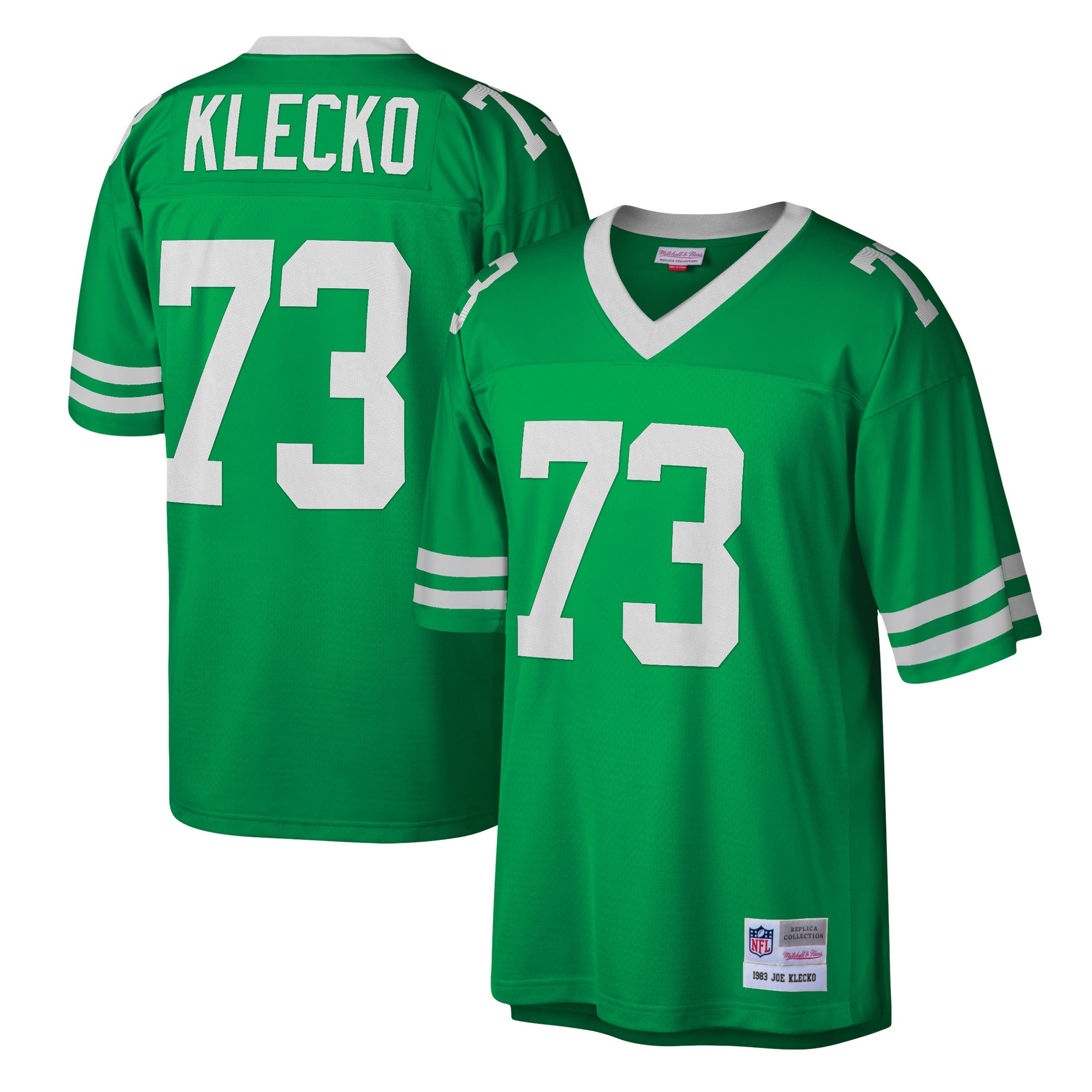 Joe Klecko New York Jets M & N Legacy Replica Jersey - Kelly Green | Stitched Football Jersey TJS0259