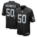 Jacob Bobenmoyer Las Vegas Raiders Game Player Jersey - Black | Stitched Football Jersey TJS0280