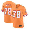 Tristan Wirfs Tampa Bay Buccaneers Alternate Game Jersey - Orange | Stitched Football Jersey TJS0172