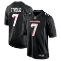 C.J. Stroud Houston Texans Fashion Jersey - Carbon Black | Stitched Football Jersey TJS0117