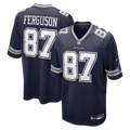 Jake Ferguson Dallas Cowboys Team Game Jersey - Navy | Stitched Football Jersey TJS0176