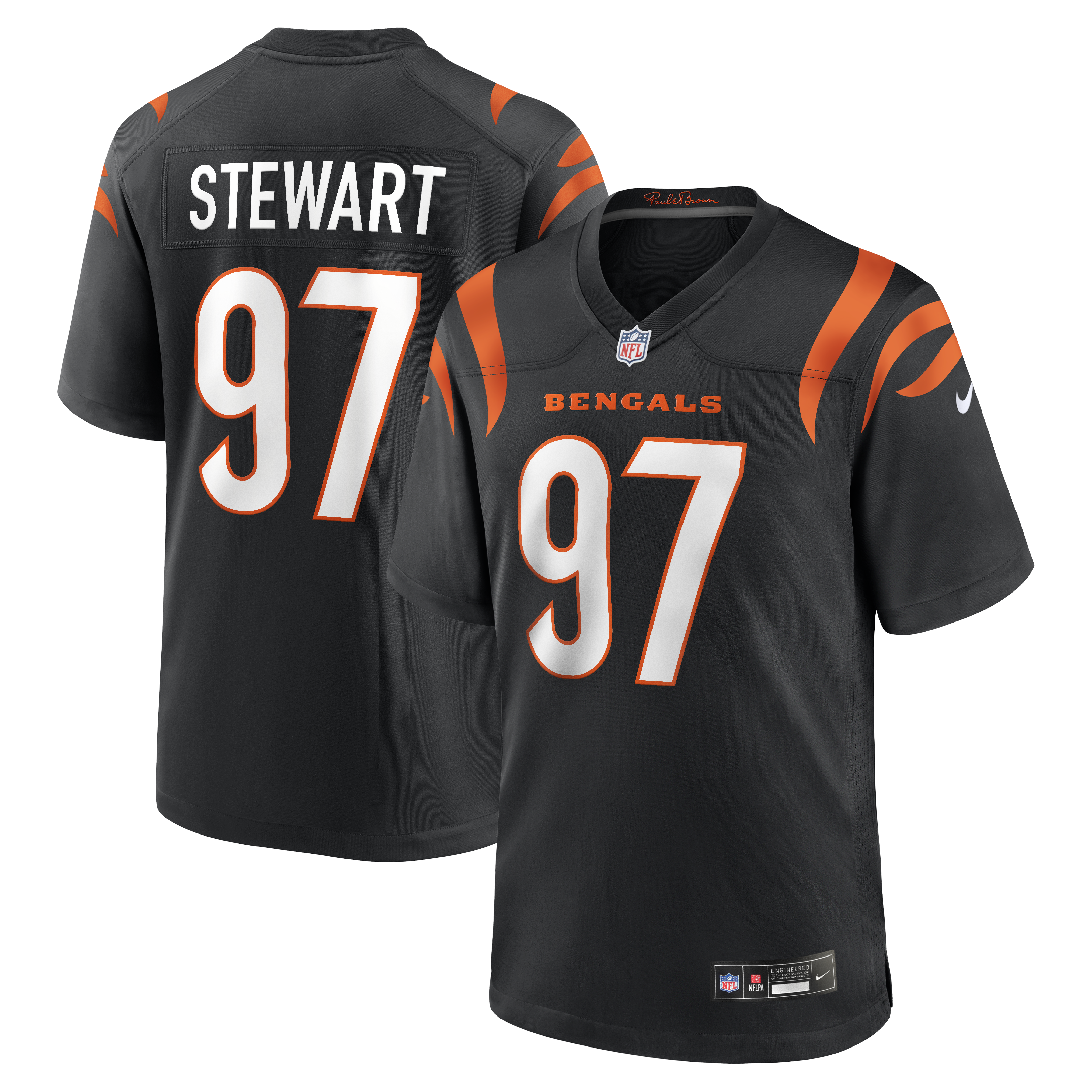 Shemar Stewart Cincinnati Bengals Team Game Jersey - Black | Stitched Football Jersey TJS0142