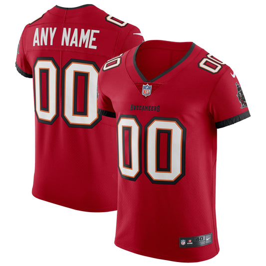 Tampa Bay Buccaneers Vapor Elite Custom Jersey - Red | Stitched Football Jersey TJS0162