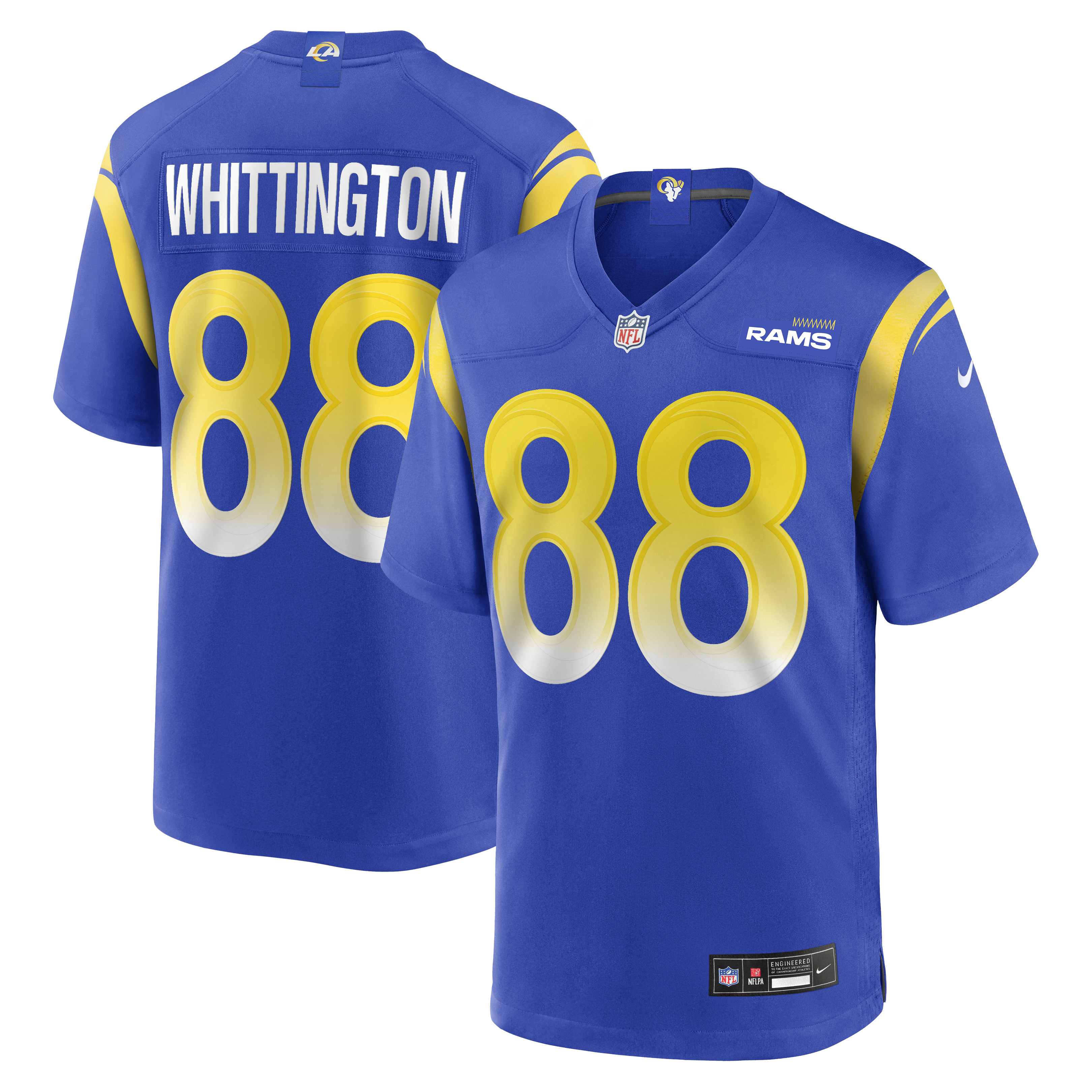 Jordan Whittington Los Angeles Rams Team Game Jersey - Royal | Stitched Football Jersey TJS0277