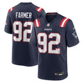 Joshua Farmer New England Patriots Team Game Jersey - Navy | Stitched Football Jersey TJS0129
