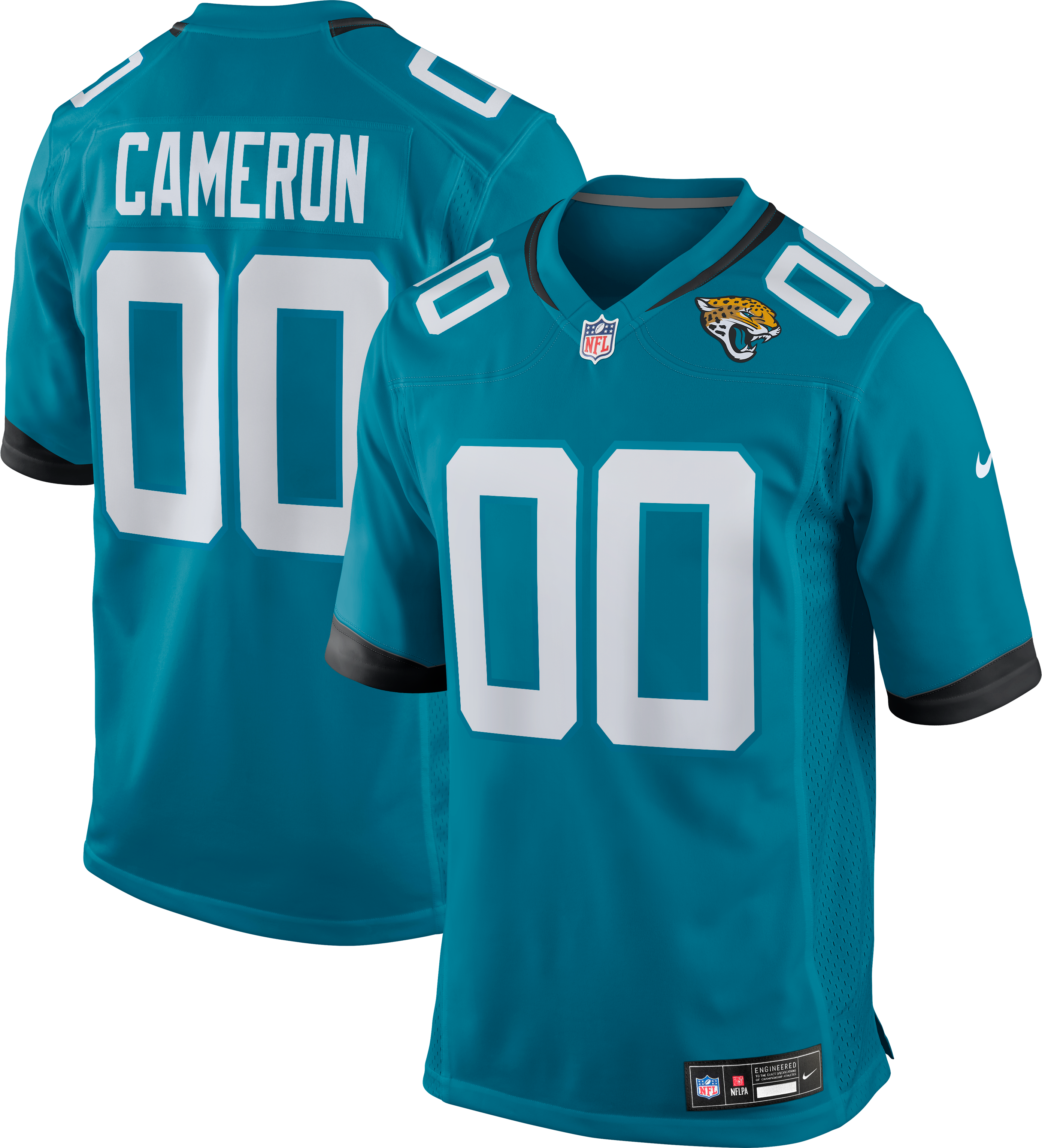 Josh Cameron Jacksonville Jaguars Game Jersey - Teal | Stitched Football Jersey TJS0292
