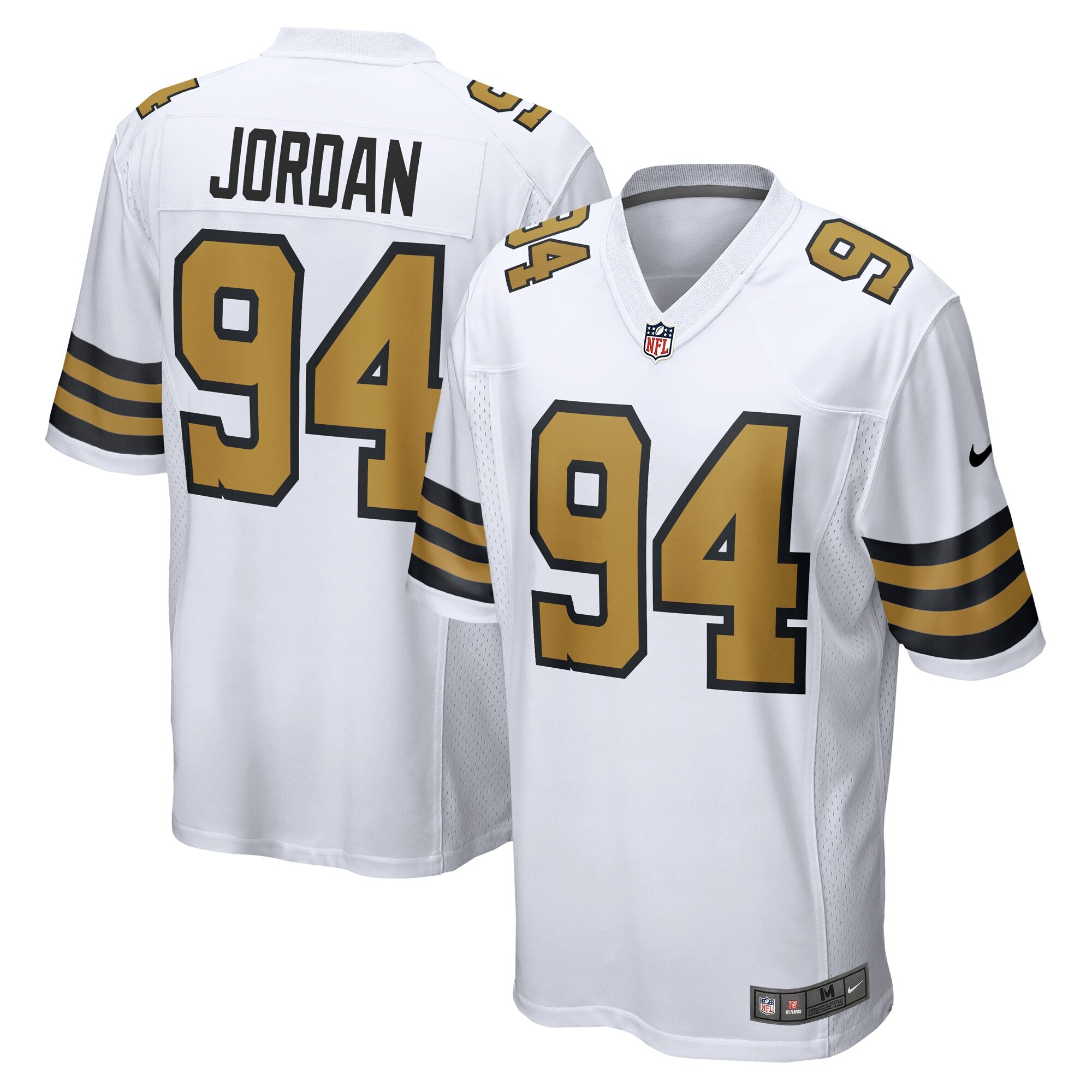 Cameron Jordan New Orleans Saints Alternate Game Jersey - White | Stitched Football Jersey TJS0171