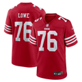 Vederian Lowe San Francisco 49ers Team Game Jersey - Scarlet | Stitched Football Jersey TJS0134