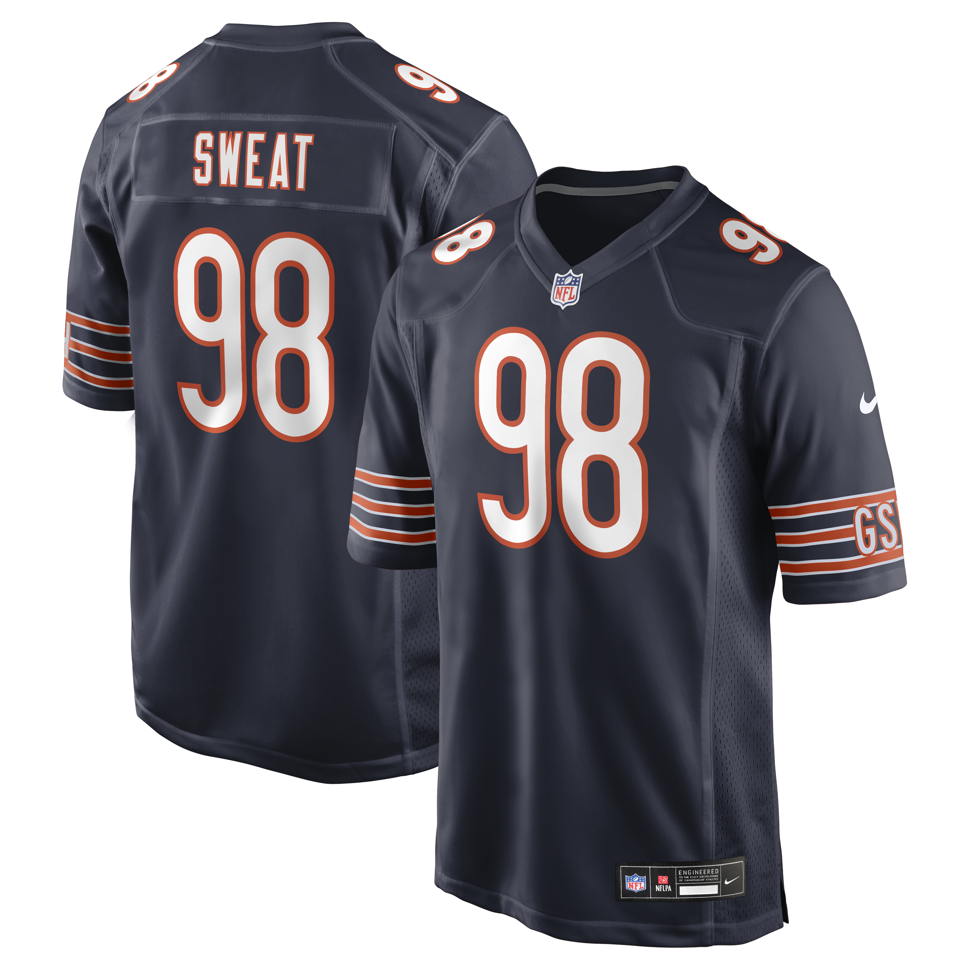 Montez Sweat Chicago Bears Game Jersey - Navy | Stitched Football Jersey TJS0210