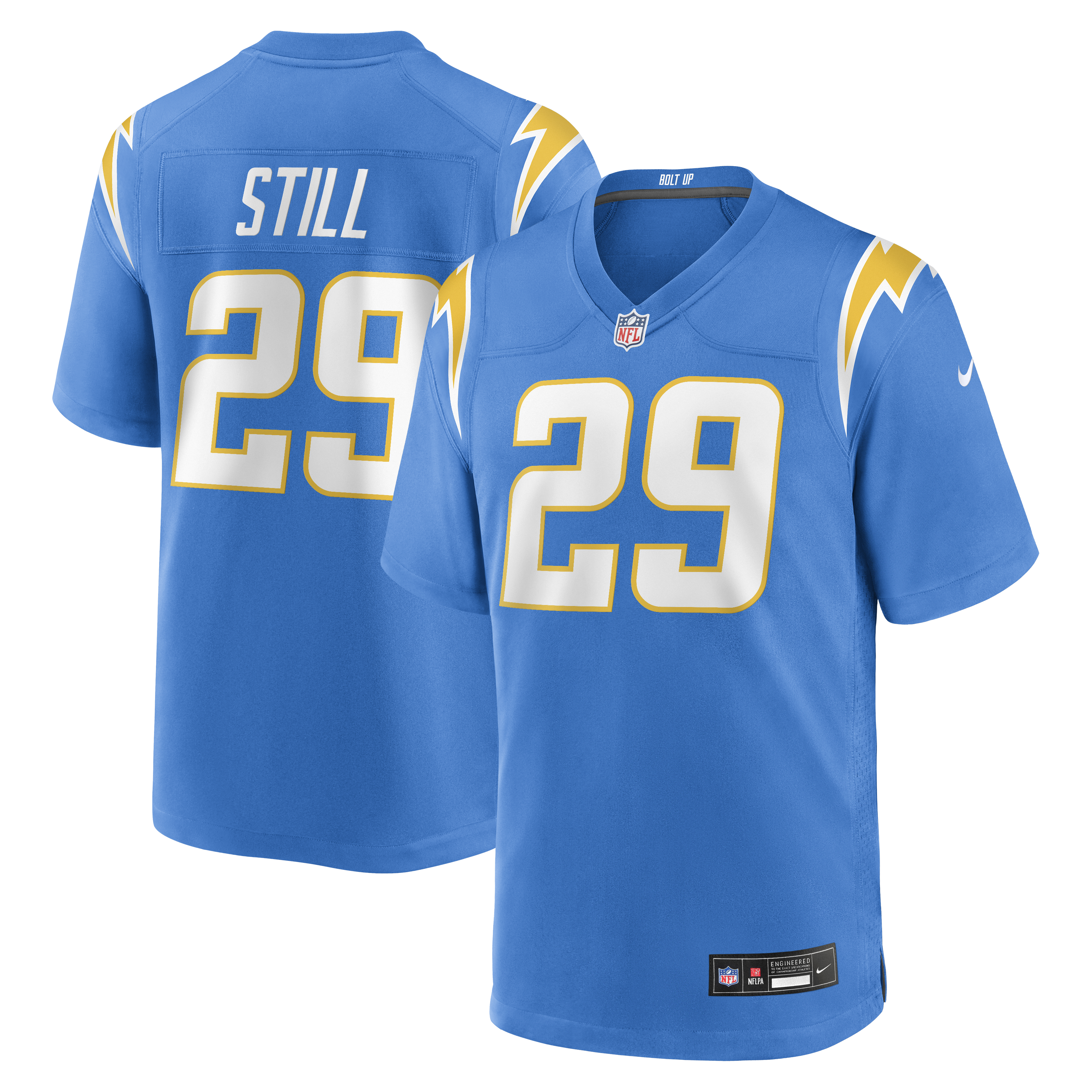 Tarheeb Still Los Angeles Chargers Team Game Jersey - Powder Blue | Stitched Football Jersey TJS0138
