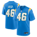 Nikko Reed Los Angeles Chargers Team Game Jersey - Powder Blue | Stitched Football Jersey TJS0157