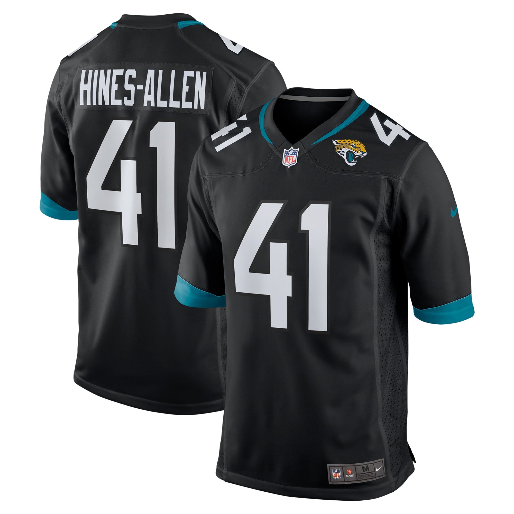 Josh Hines-Allen Jacksonville Jaguars Alternate Game Jersey - Black | Stitched Football Jersey TJS0153