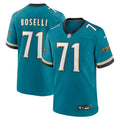 Tony Boselli Jacksonville Jaguars Prowler Throwback Retired Player Game Jersey - Teal | Stitched Football Jersey TJS0282