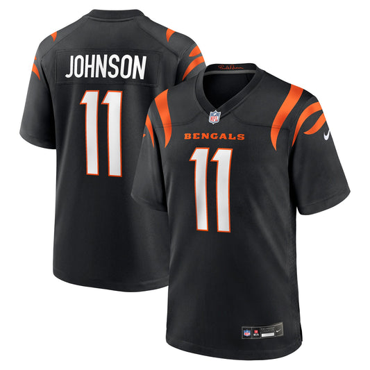 Josh Johnson Cincinnati Bengals Team Game Jersey - Black | Stitched Football Jersey TJS0240