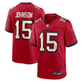 Tez Johnson Tampa Bay Buccaneers Team Game Jersey - Red | Stitched Football Jersey TJS0160