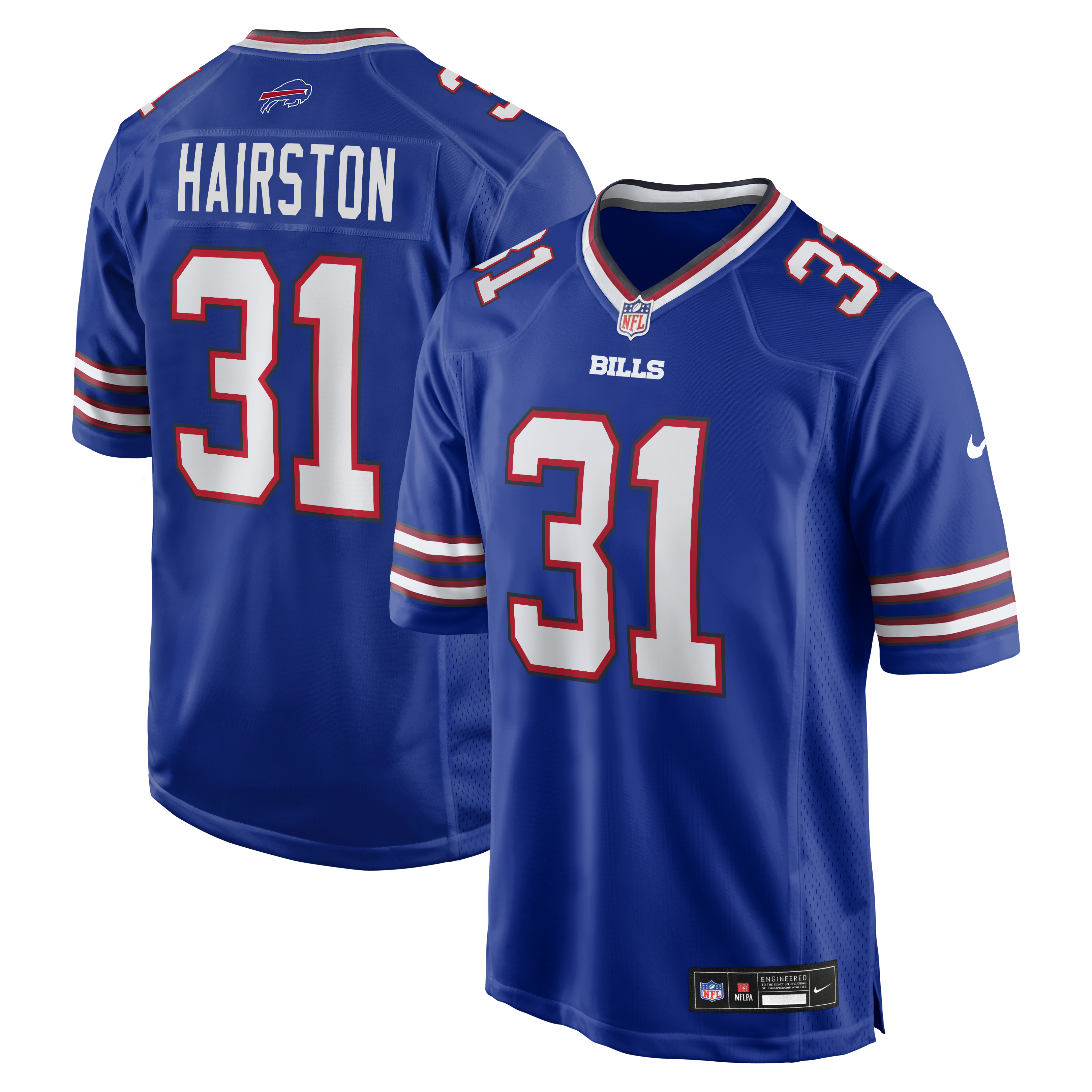 Maxwell Hairston Buffalo Bills Game Player Jersey - Royal | Stitched Football Jersey TJS0248