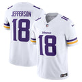 Justin Jefferson Minnesota Vikings Vapor F.U.S.E. Limited Jersey - White | Stitched Football Jersey TJS0253