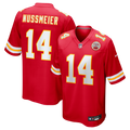 Garrett Nussmeier Kansas City Chiefs Game Jersey - Red | Stitched Football Jersey TJS0116