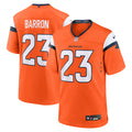 Jahdae Barron Denver Broncos Game Player Jersey - Orange | Stitched Football Jersey TJS0188