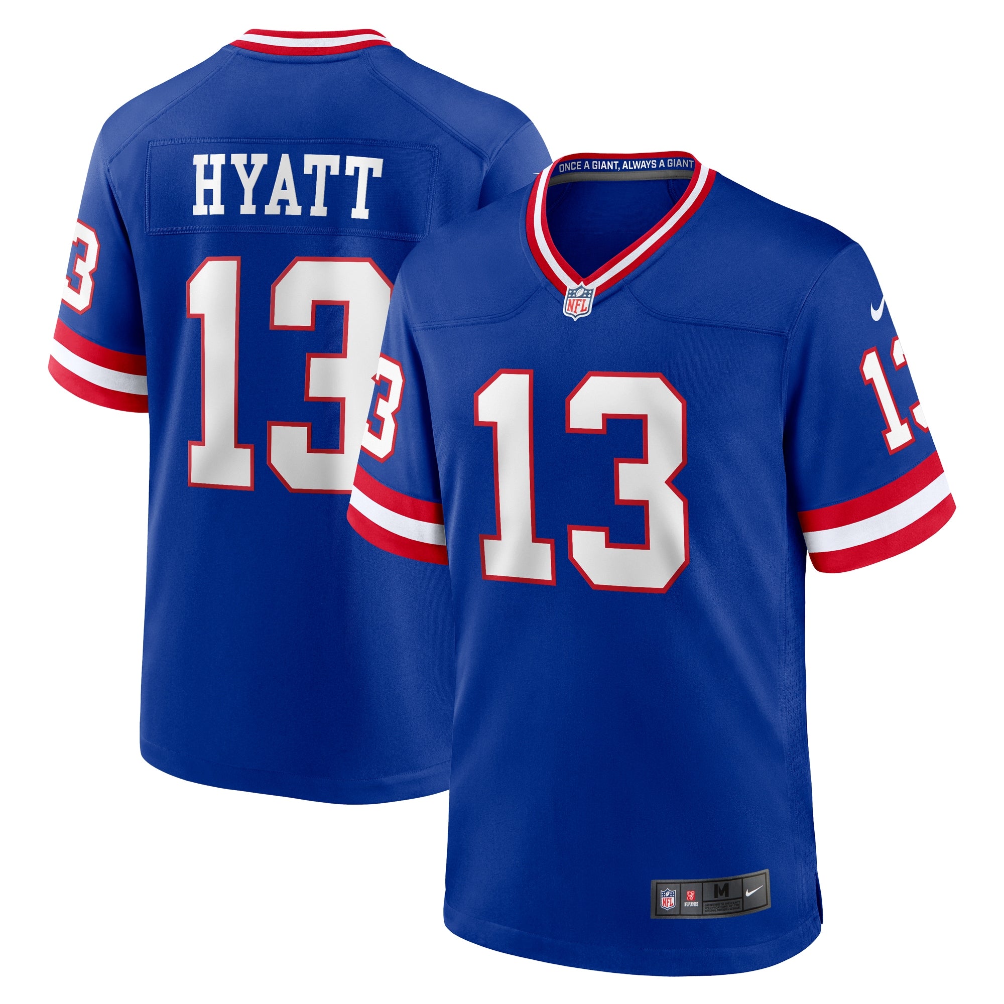 Jalin Hyatt New York Giants Alternate Game Jersey - Royal | Stitched Football Jersey TJS0123