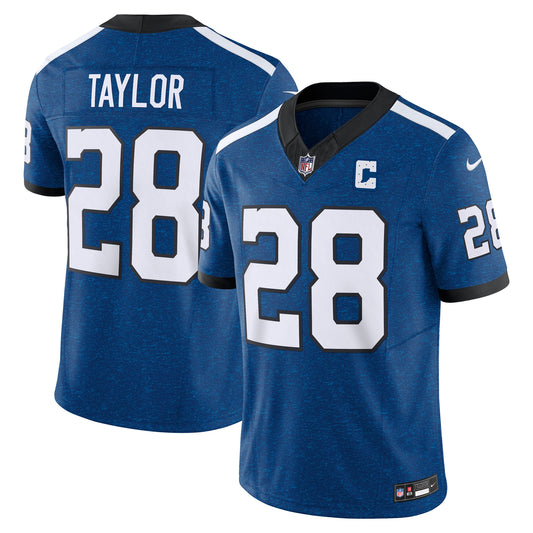 Jonathan Taylor Indianapolis Colts Vapor F.U.S.E. Limited Jersey - Blue | Stitched Football Jersey TJS0108