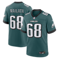 Jordan Mailata Philadelphia Eagles Team Game Jersey - Midnight Green | Stitched Football Jersey TJS0161