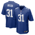 Matt Breida New York Giants Game Jersey - Royal | Stitched Football Jersey TJS0283