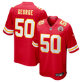 Brandon George Kansas City Chiefs Team Game Jersey - Red | Stitched Football Jersey TJS0289