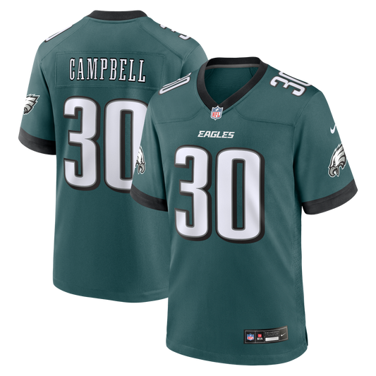 Jihaad Campbell Philadelphia Eagles Game Player Jersey - Green | Stitched Football Jersey TJS0122