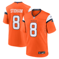 Jarrett Stidham Denver Broncos Team Game Jersey - Orange | Stitched Football Jersey TJS0110