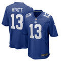 Jalin Hyatt New York Giants Team Game Jersey - Royal | Stitched Football Jersey TJS0197