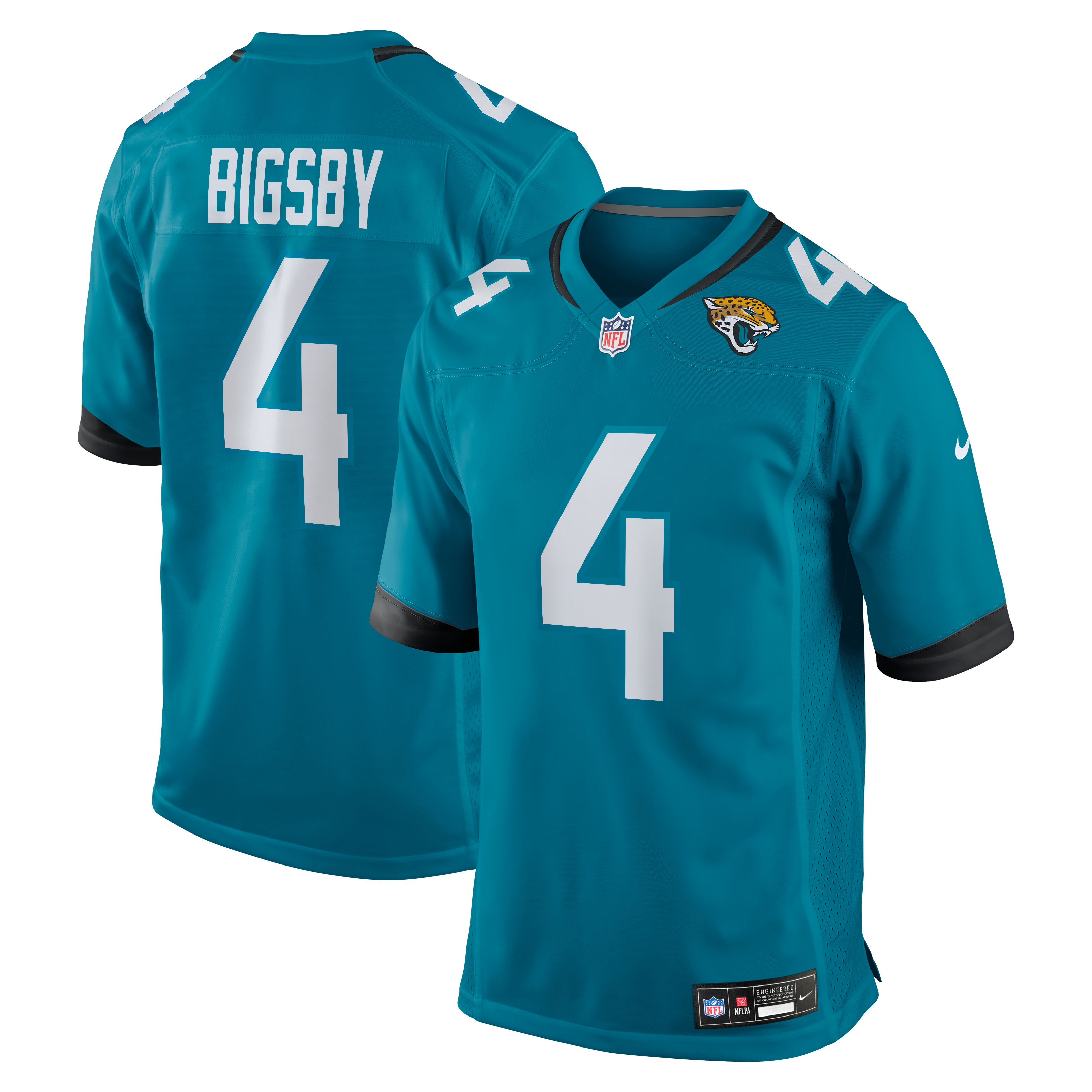 Tank Bigsby Jacksonville Jaguars Game Jersey - Teal | Stitched Football Jersey TJS0295