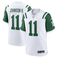 Jermaine Johnson II New York Jets Classic Alternate Game Jersey - White | Stitched Football Jersey TJS0125
