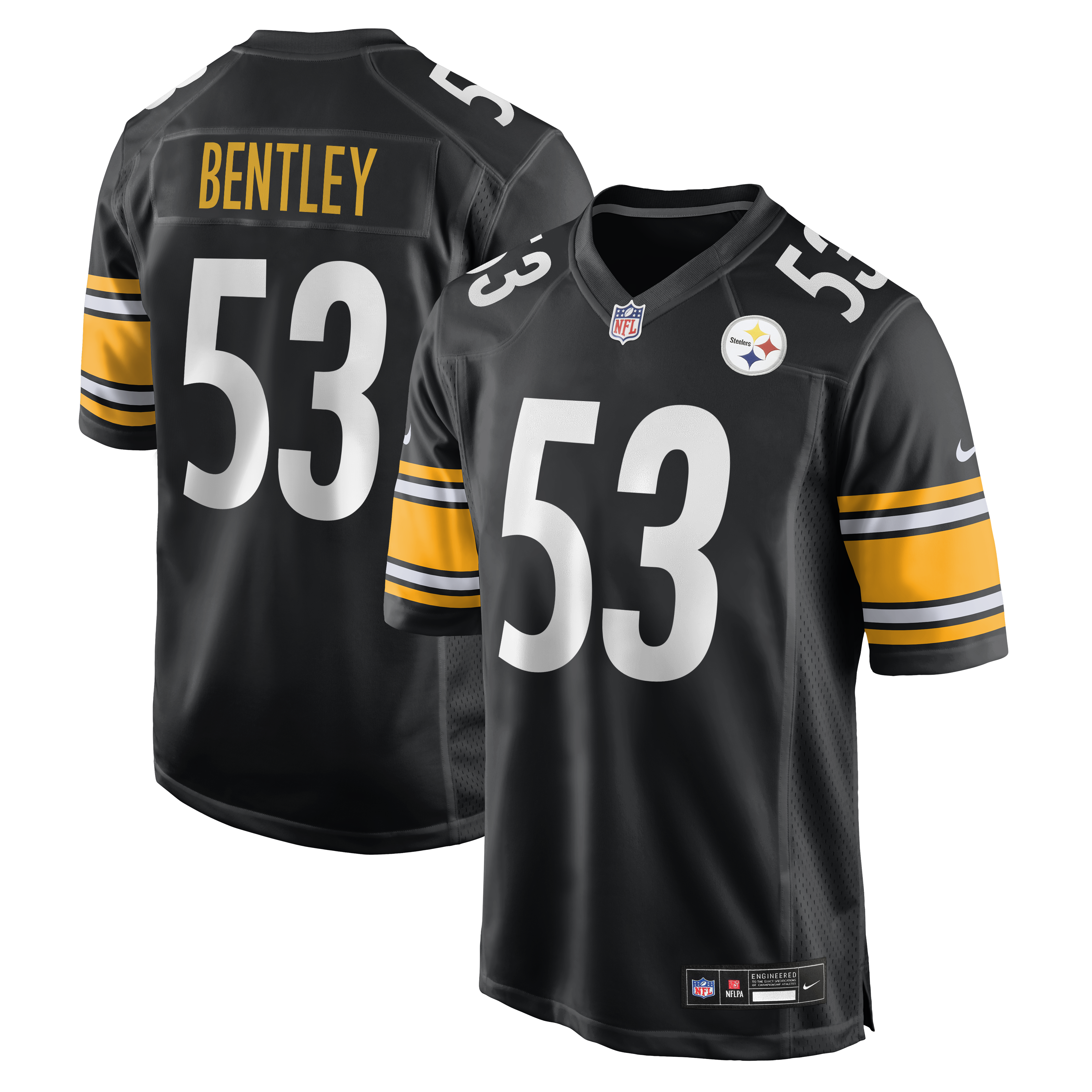 JaWhaun Bentley Pittsburgh Steelers Team Game Jersey - Black | Stitched Football Jersey TJS0245