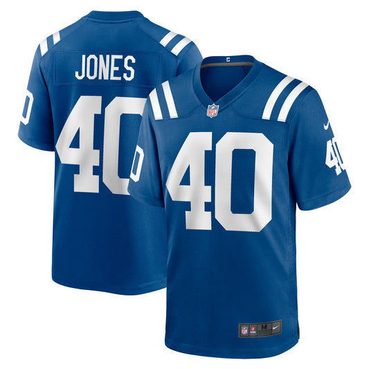 Jaylon Jones Indianapolis Colts Team Game Jersey - Royal | Stitched Football Jersey TJS0174