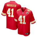 James Winchester Kansas City Chiefs Game Jersey - Red | Stitched Football Jersey TJS0198
