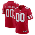 De'Zhaun Stribling San Francisco 49ers Game Jersey - Scarlet | Stitched Football Jersey TJS0146