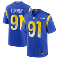 Kobie Turner Los Angeles Rams Home Game Jersey - Royal | Stitched Football Jersey TJS0209