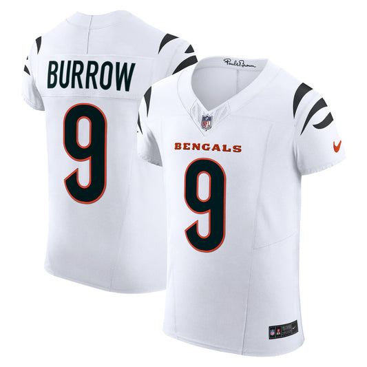 Joe Burrow Cincinnati Bengals Vapor F.U.S.E. Elite Jersey - White | Stitched Football Jersey TJS0185